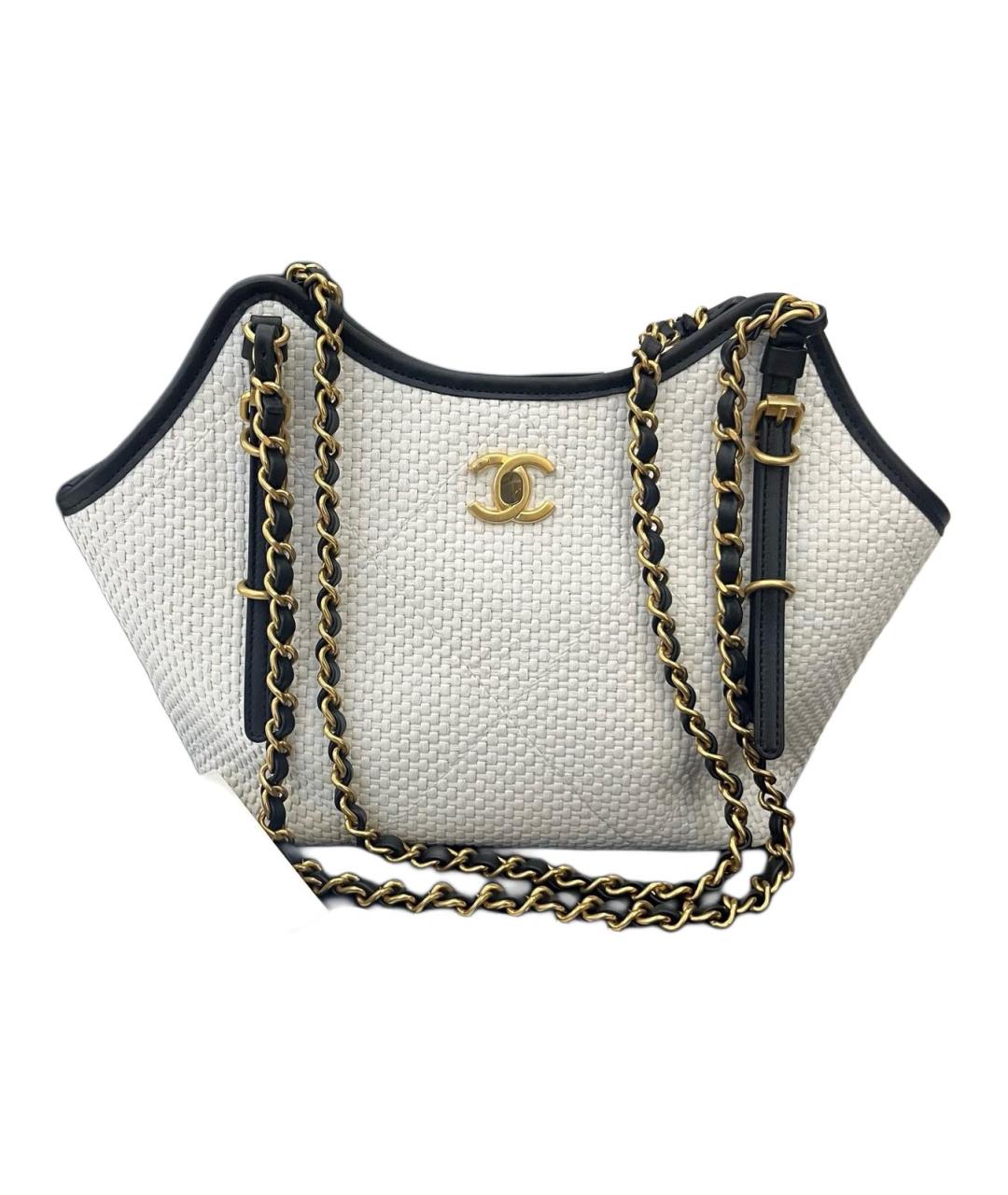 CHANEL Белая сумка через плечо, фото 1