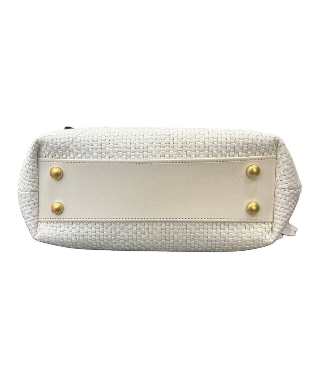 CHANEL Белая сумка через плечо, фото 3