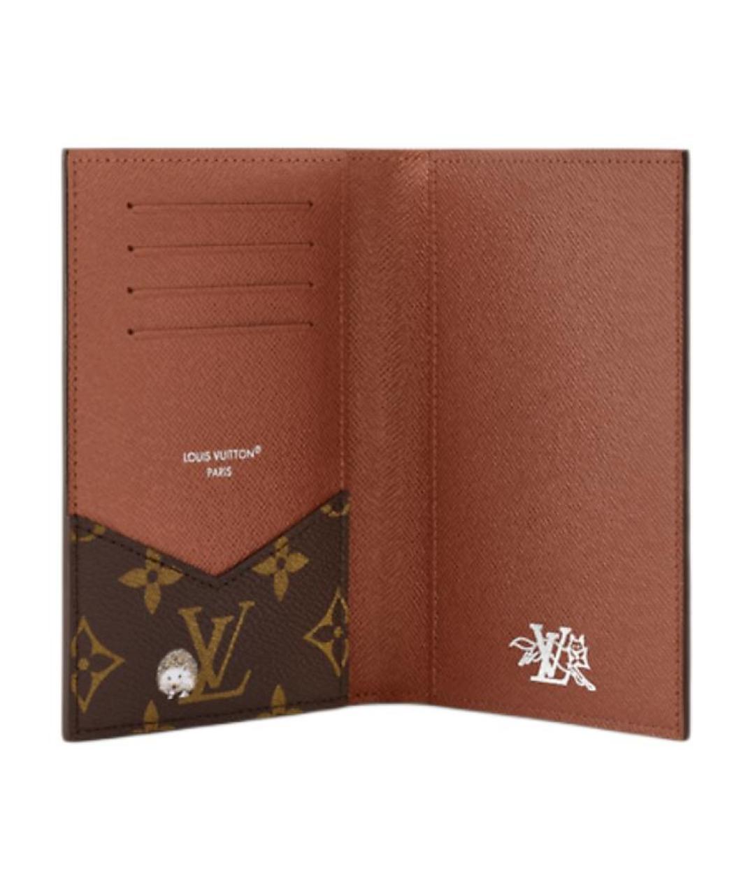 LOUIS VUITTON Коричневая папка для документов, фото 4