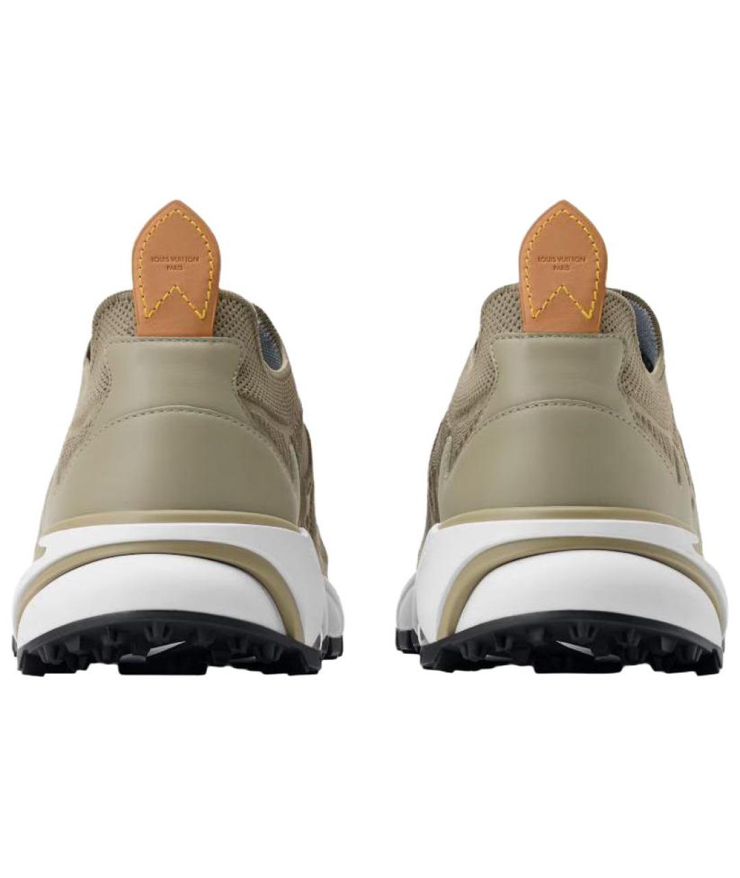 LOUIS VUITTON Зеленые низкие кроссовки / кеды, фото 5