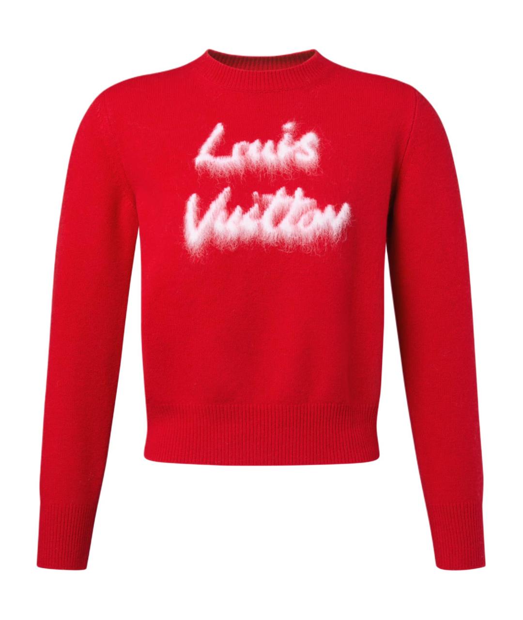 LOUIS VUITTON Красный джемпер / свитер, фото 1