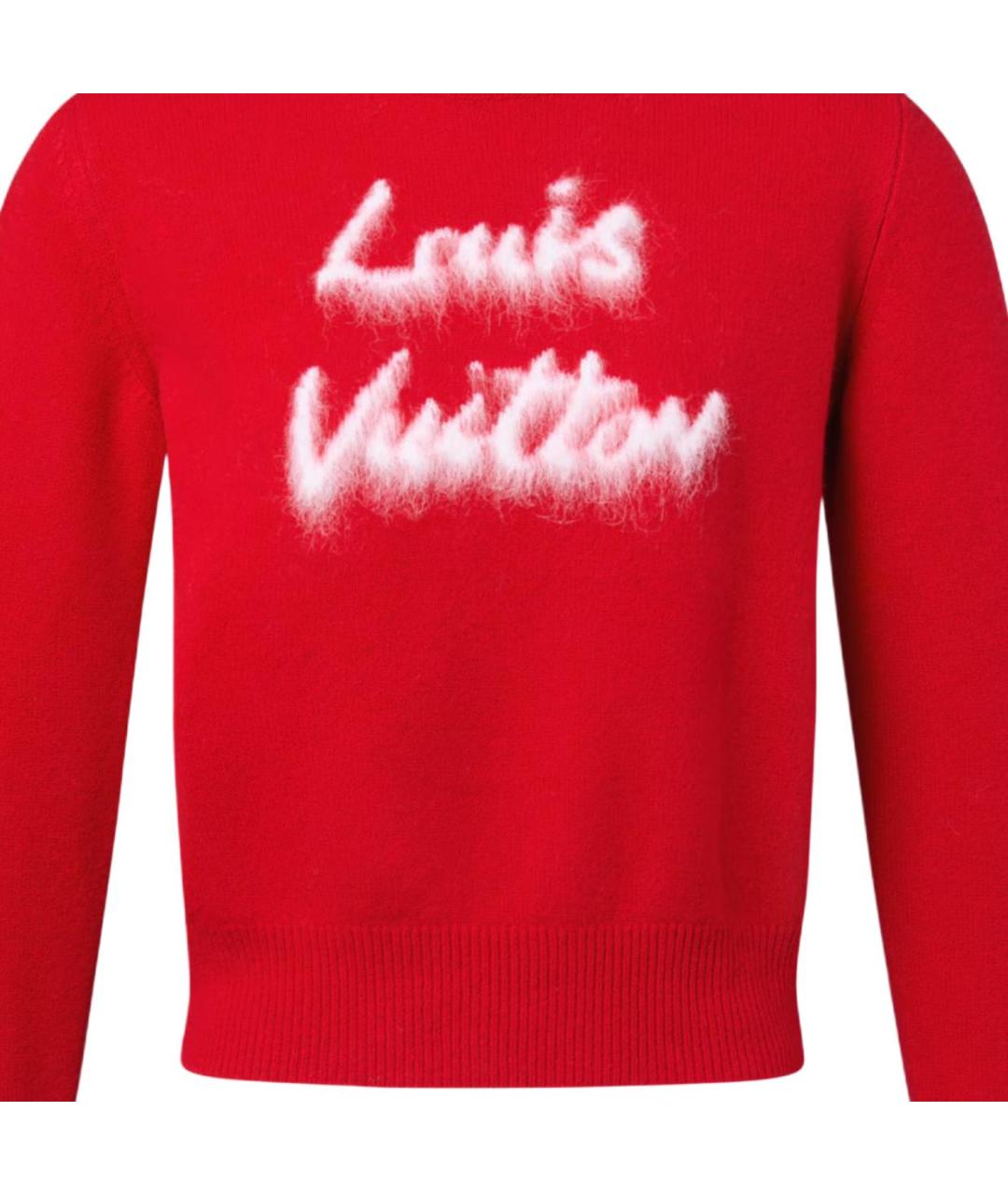 LOUIS VUITTON Красный джемпер / свитер, фото 4