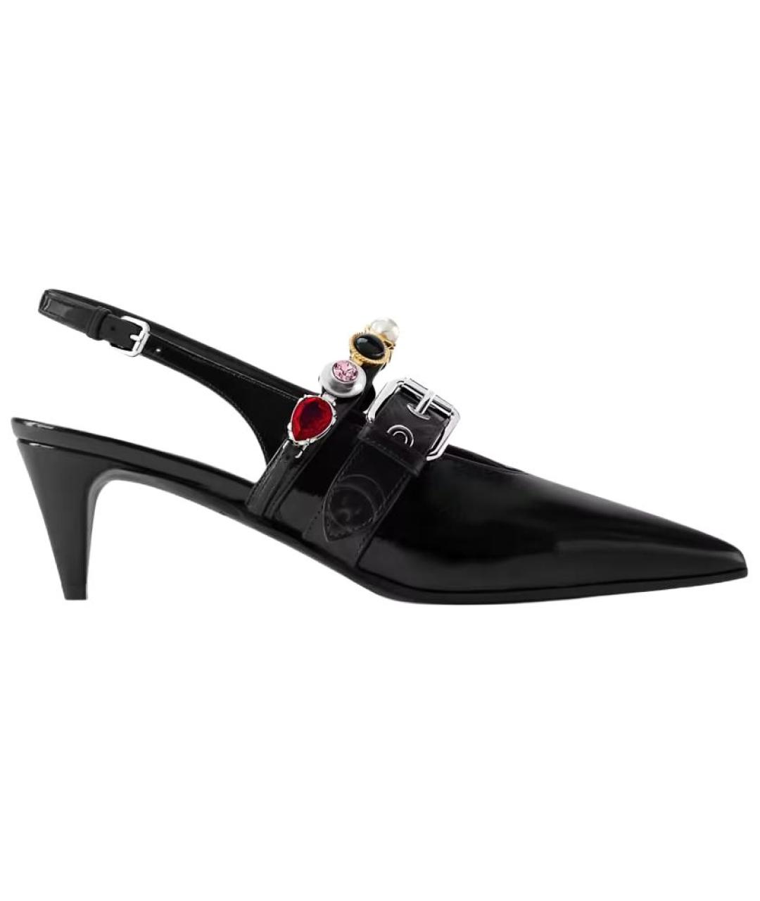 LOUIS VUITTON Черные кожаные туфли, фото 1