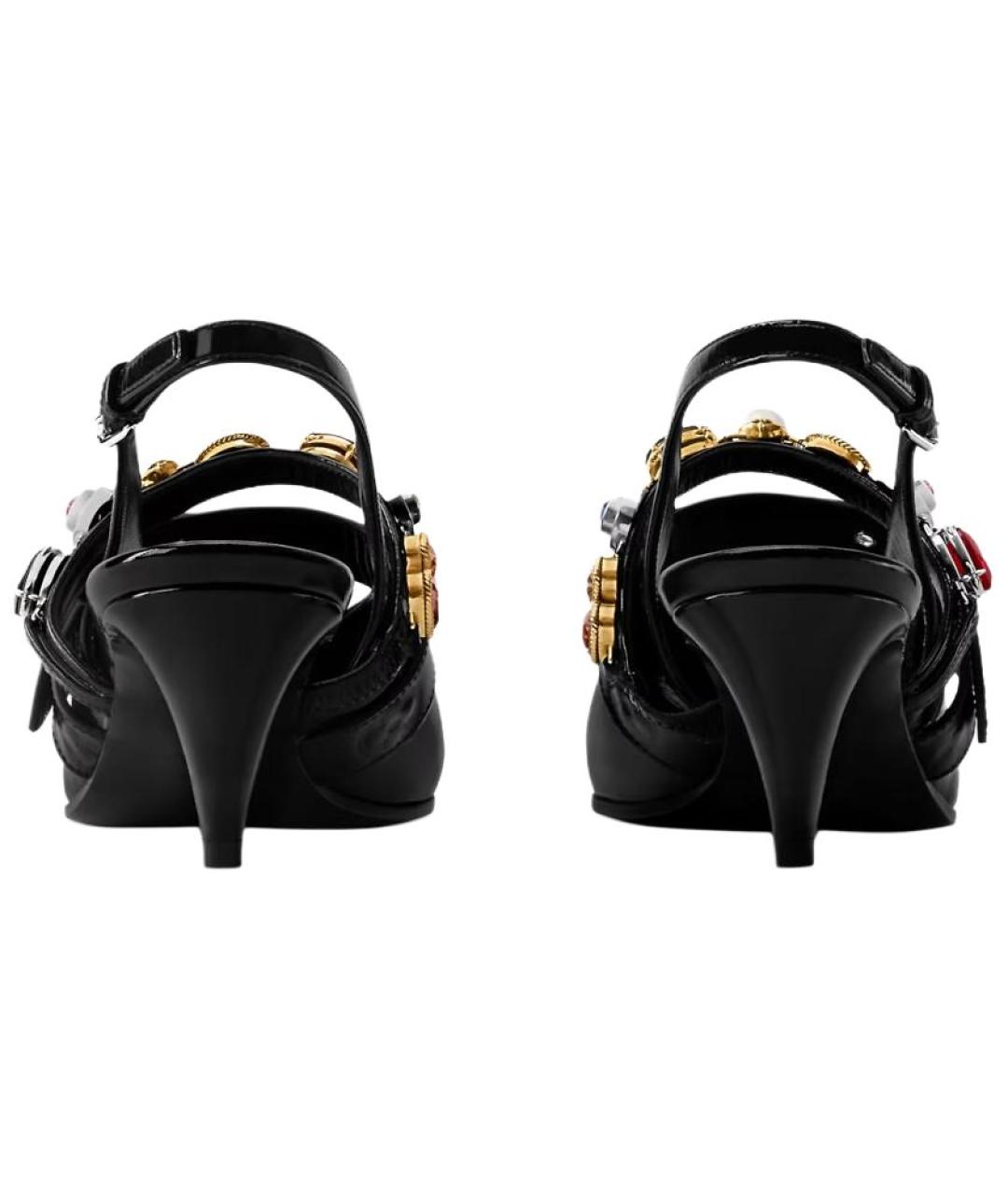 LOUIS VUITTON Черные кожаные туфли, фото 5