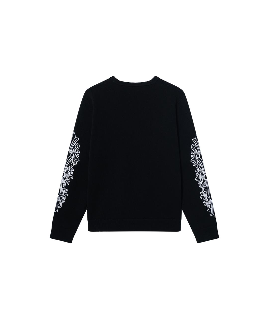 CHROME HEARTS Черный хлопковый джемпер / свитер, фото 2