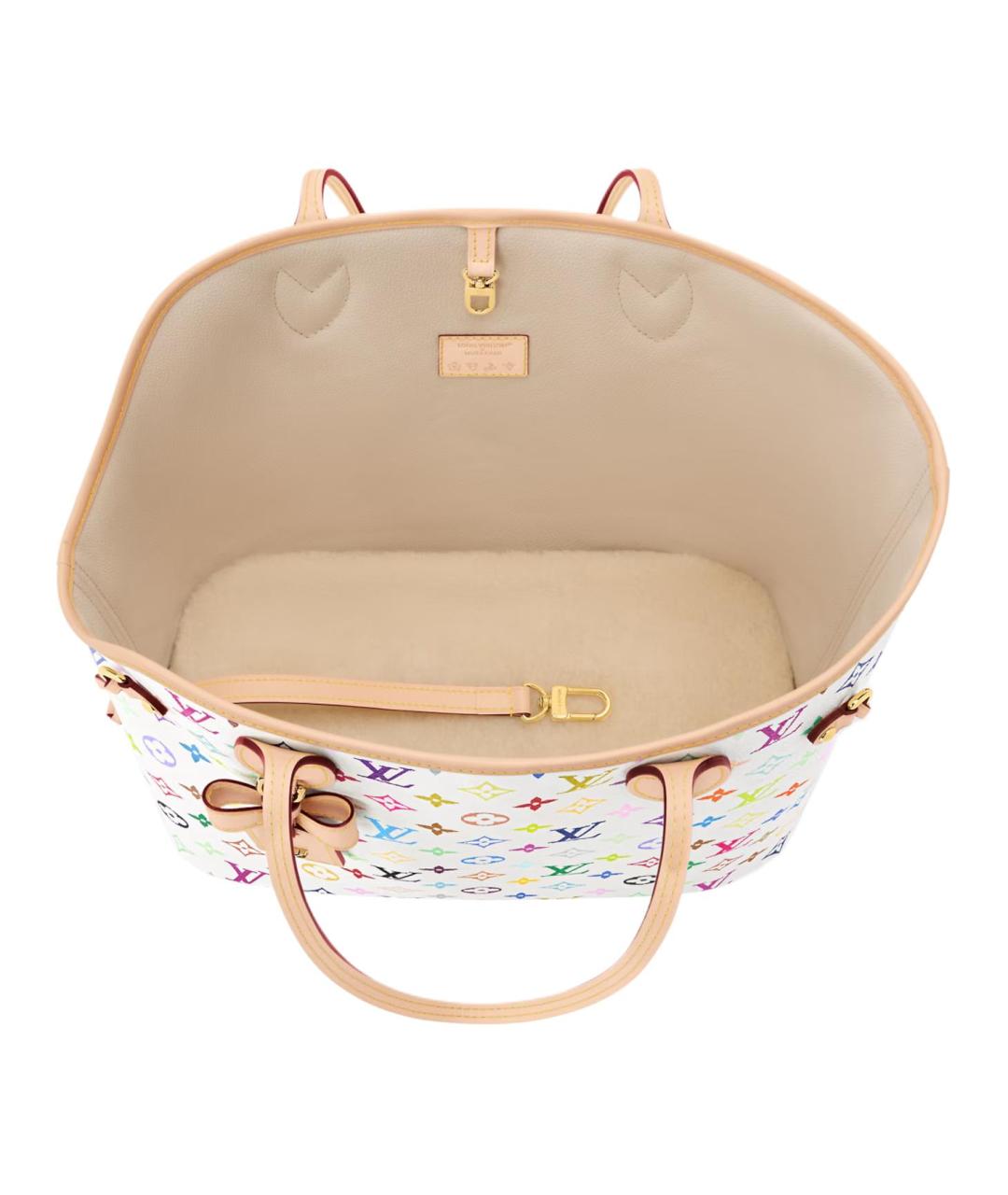 LOUIS VUITTON Белая сумка тоут, фото 4