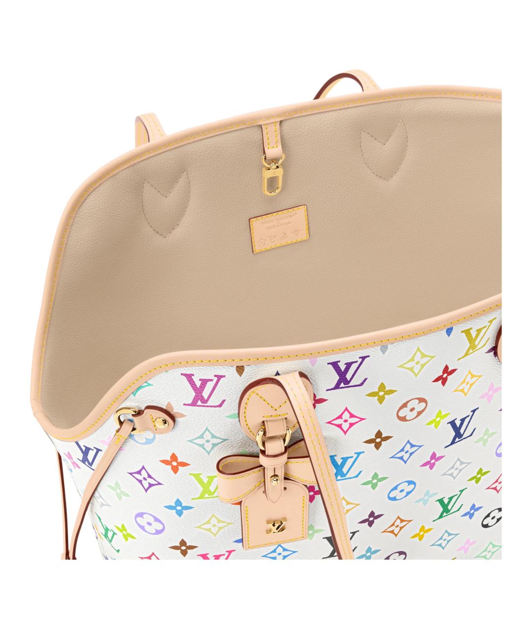 LOUIS VUITTON Белая сумка тоут, фото 5