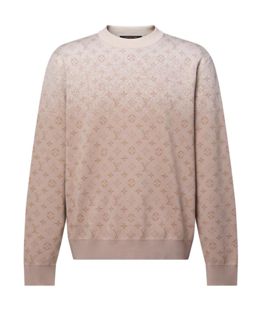 LOUIS VUITTON Бежевый джемпер / свитер, фото 1