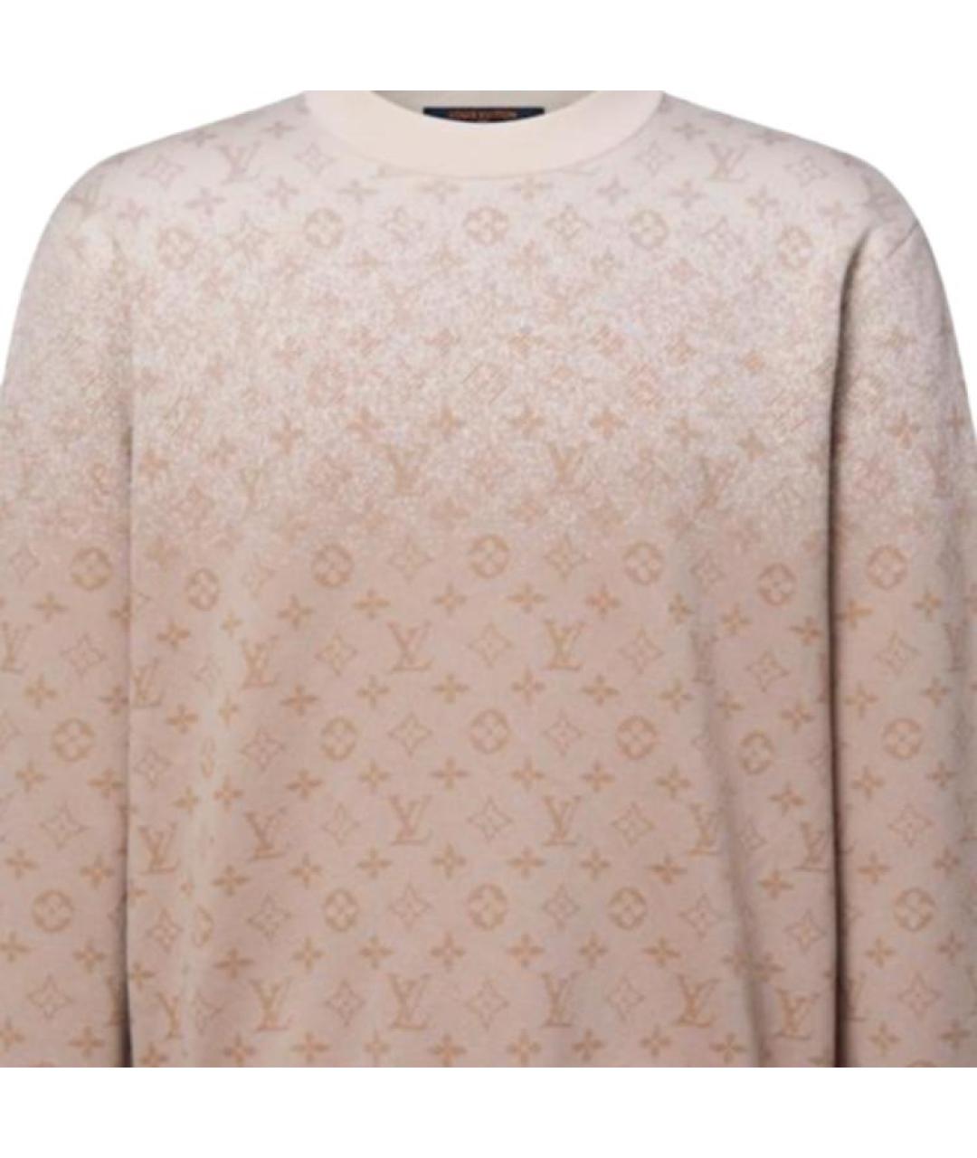 LOUIS VUITTON Бежевый джемпер / свитер, фото 2