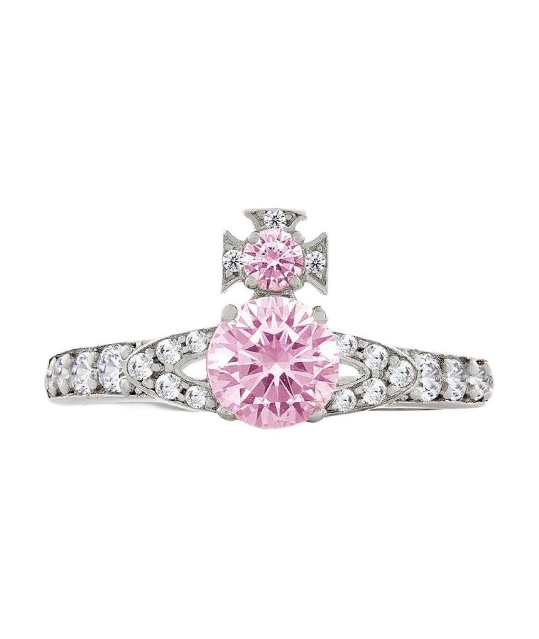 VIVIENNE WESTWOOD Розовое серебряное кольцо, фото 4