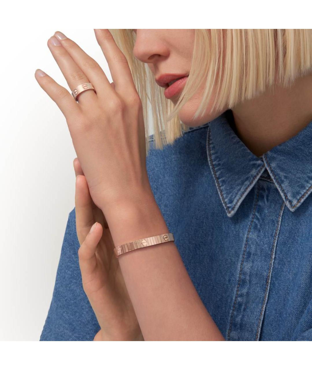 CARTIER Розовый браслет из розового золота, фото 3