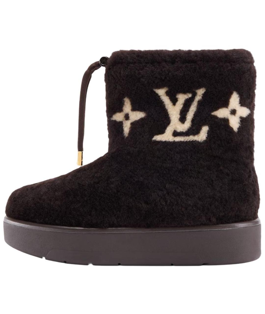 LOUIS VUITTON Коричневые ботинки, фото 2