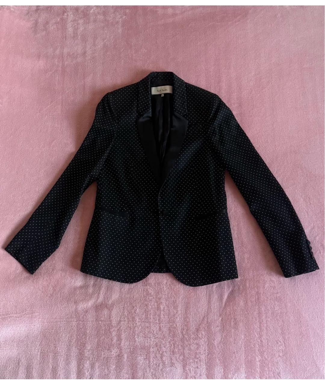 PAUL SMITH Черный шерстяной жакет/пиджак, фото 6