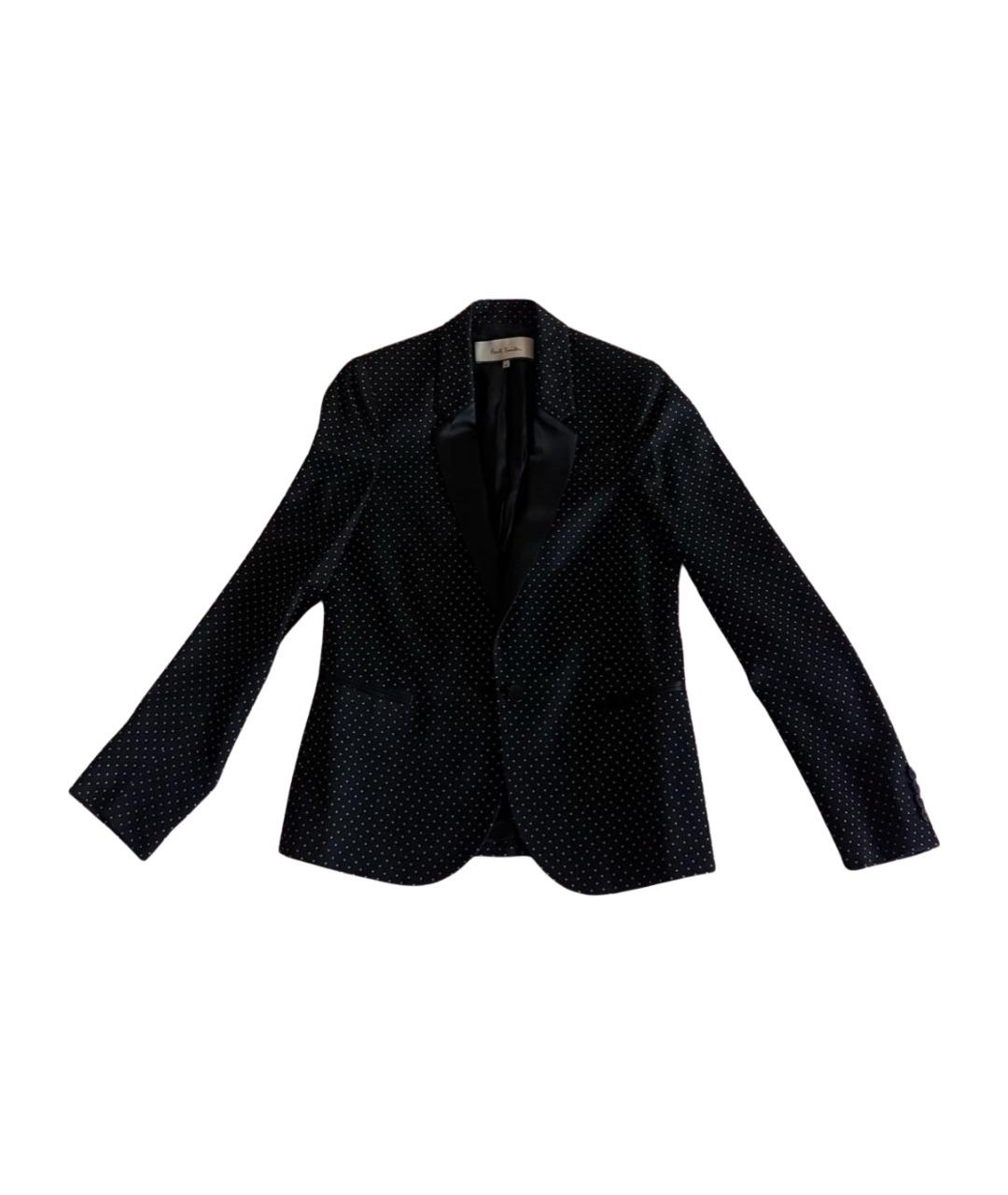 PAUL SMITH Черный шерстяной жакет/пиджак, фото 1