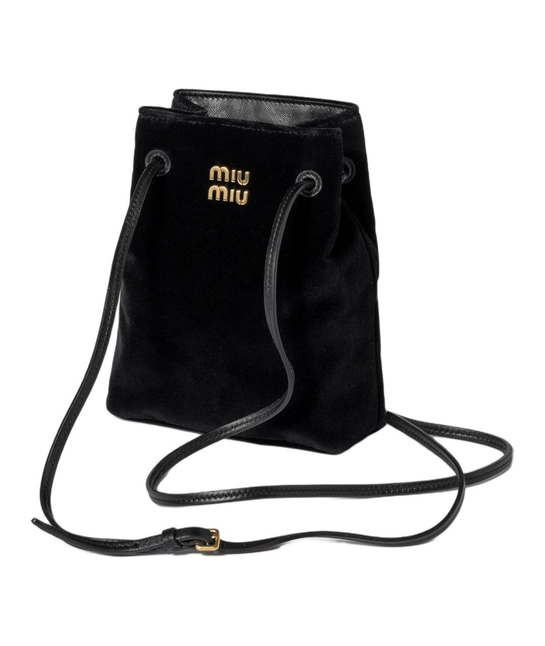 MIU MIU Черная сумка через плечо, фото 2