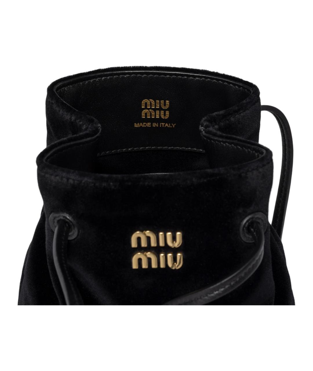 MIU MIU Черная сумка через плечо, фото 4