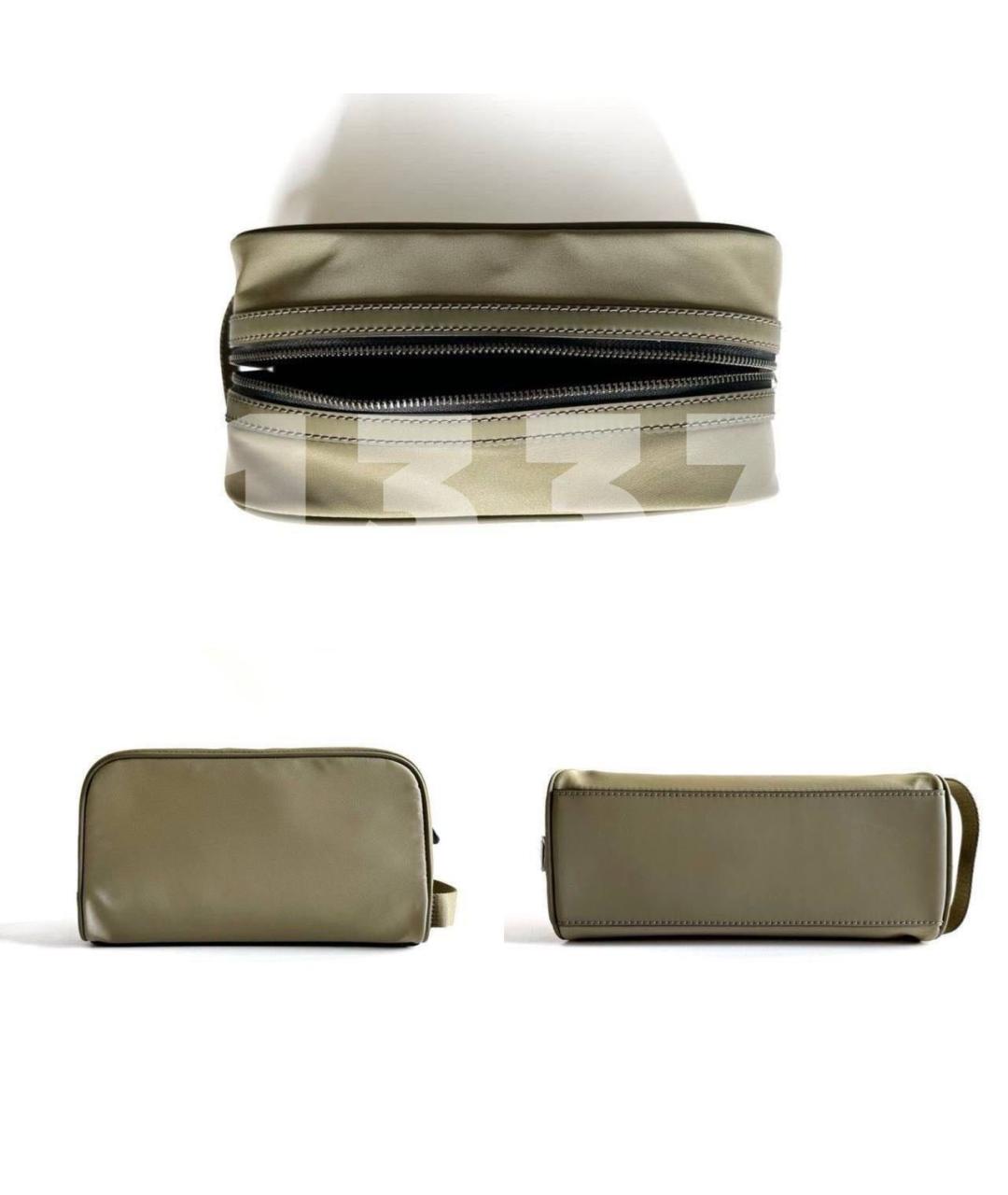 MICHAEL KORS Хаки синтетическая косметичка, фото 3