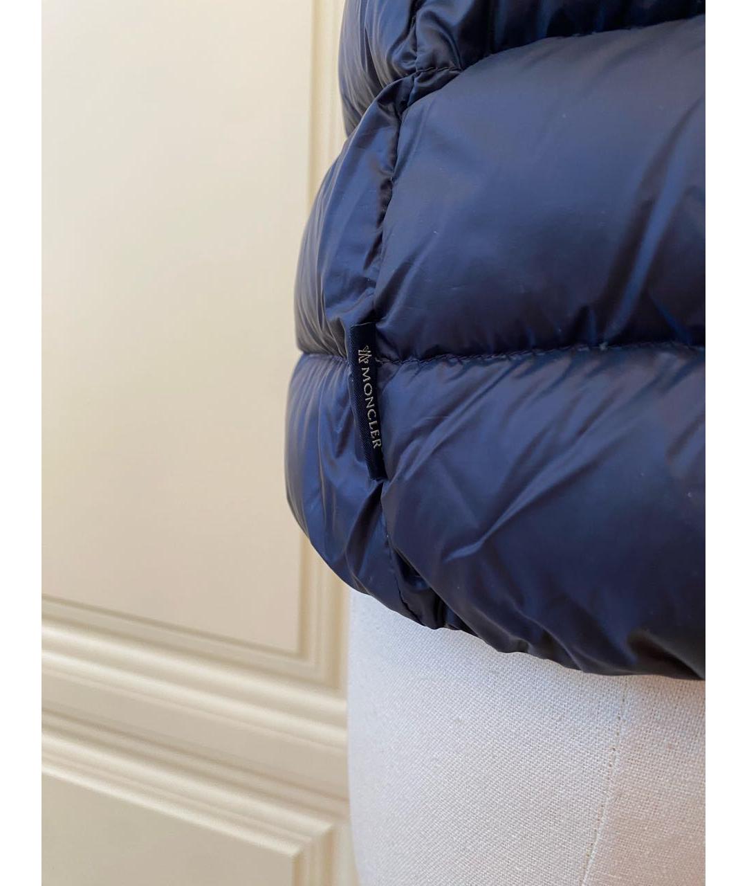 MONCLER Синий жилет, фото 5