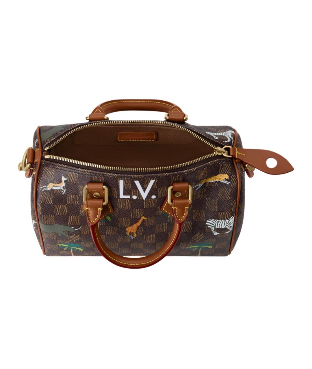 LOUIS VUITTON Коричневая сумка на плечо, фото 4