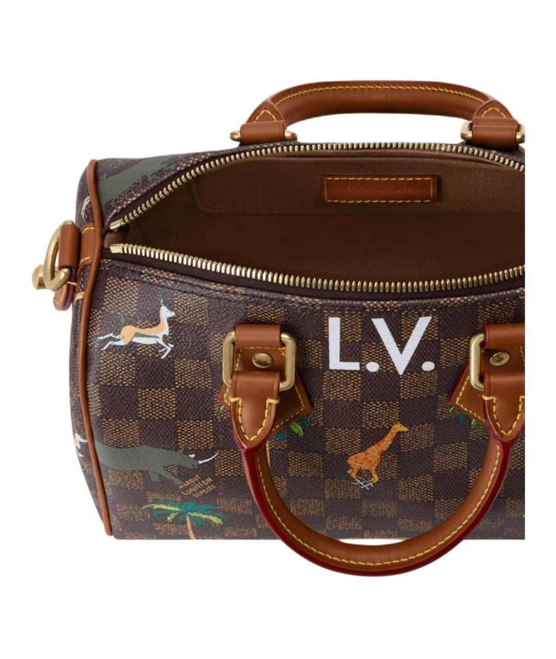 LOUIS VUITTON Коричневая сумка на плечо, фото 5