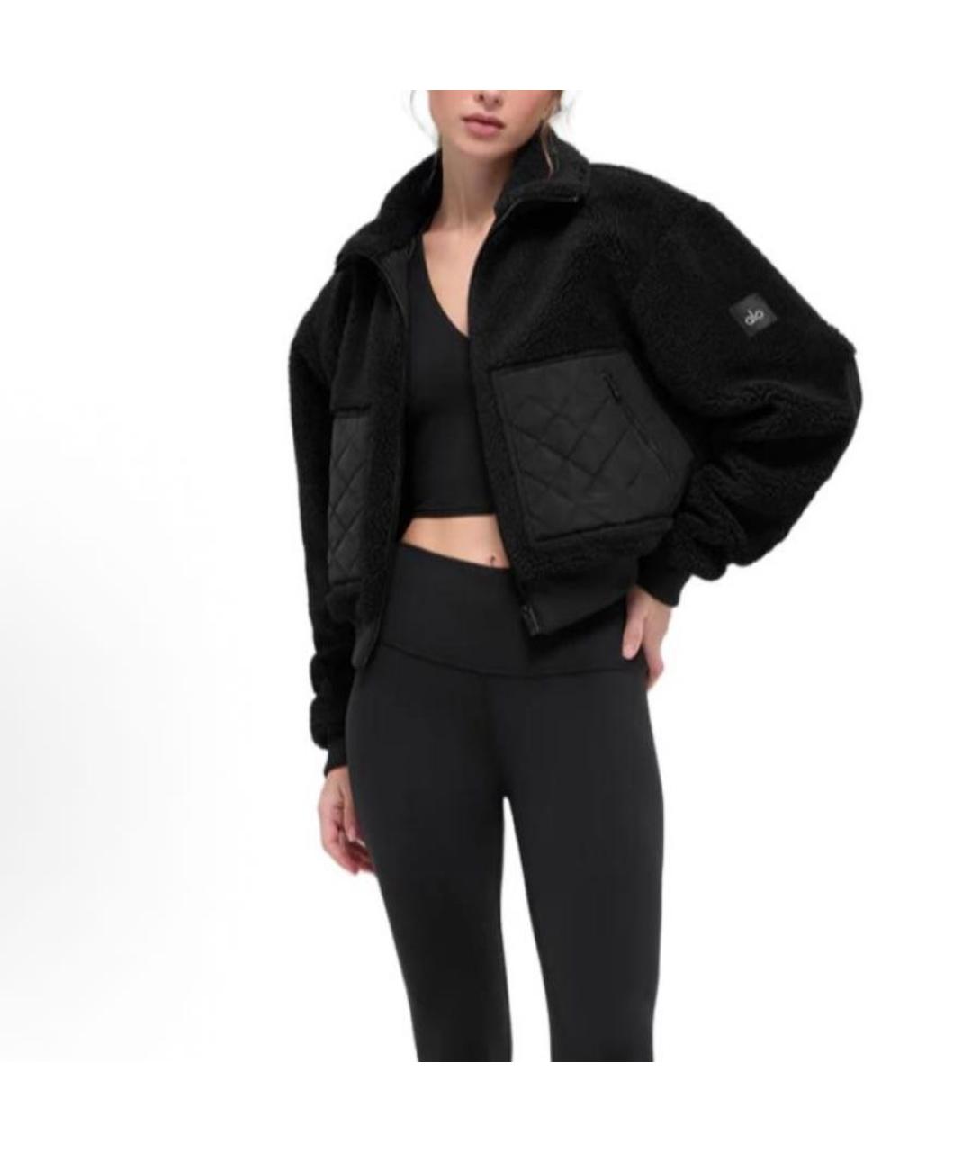 ALO YOGA Черная куртка, фото 2