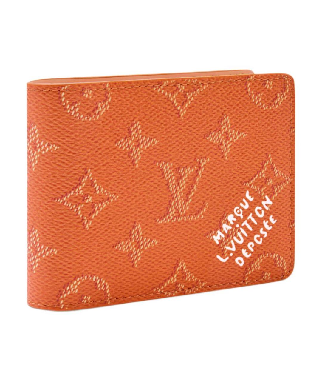LOUIS VUITTON Оранжевый кошелек, фото 2