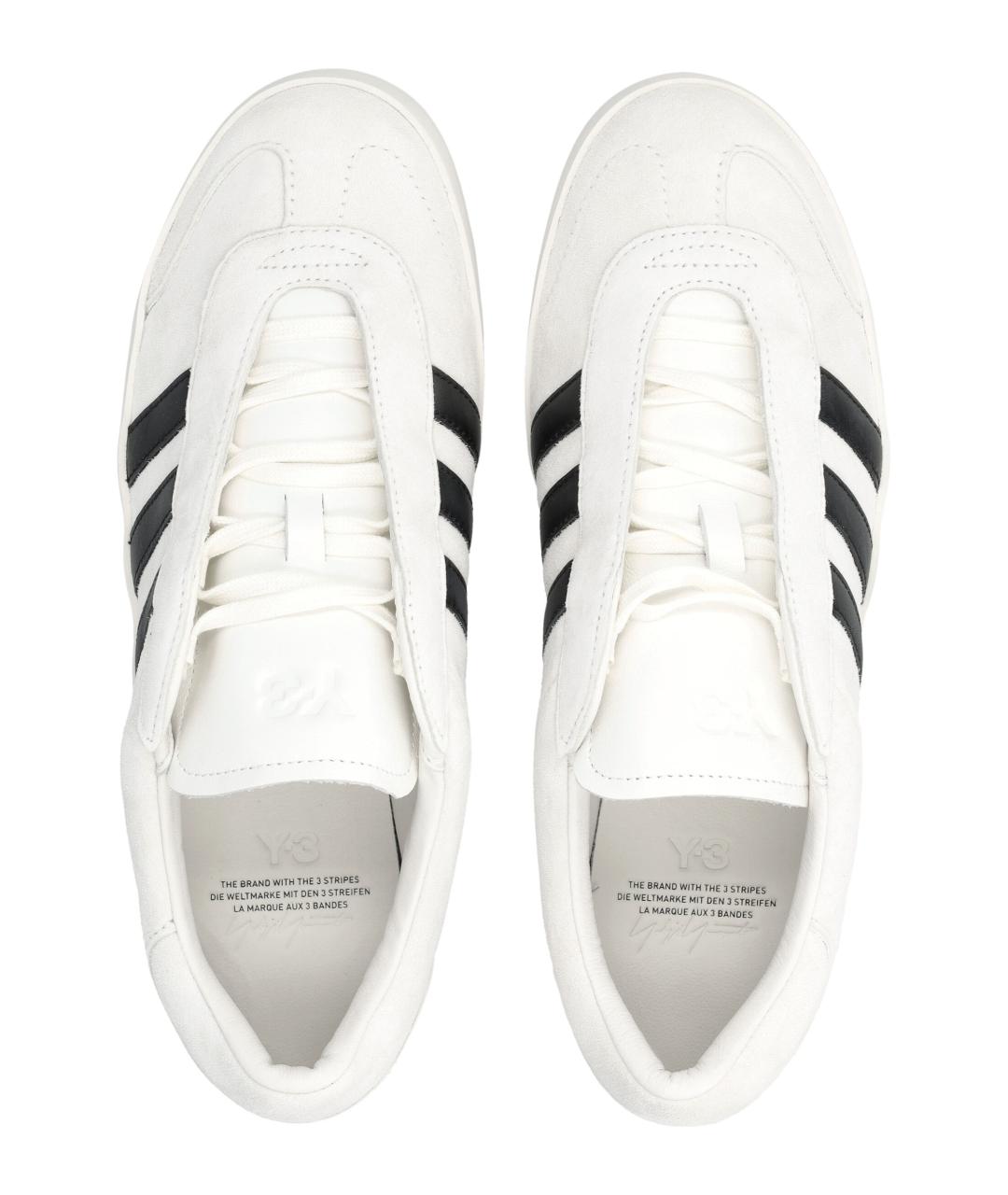 Y-3 Белые кожаные кроссовки, фото 2