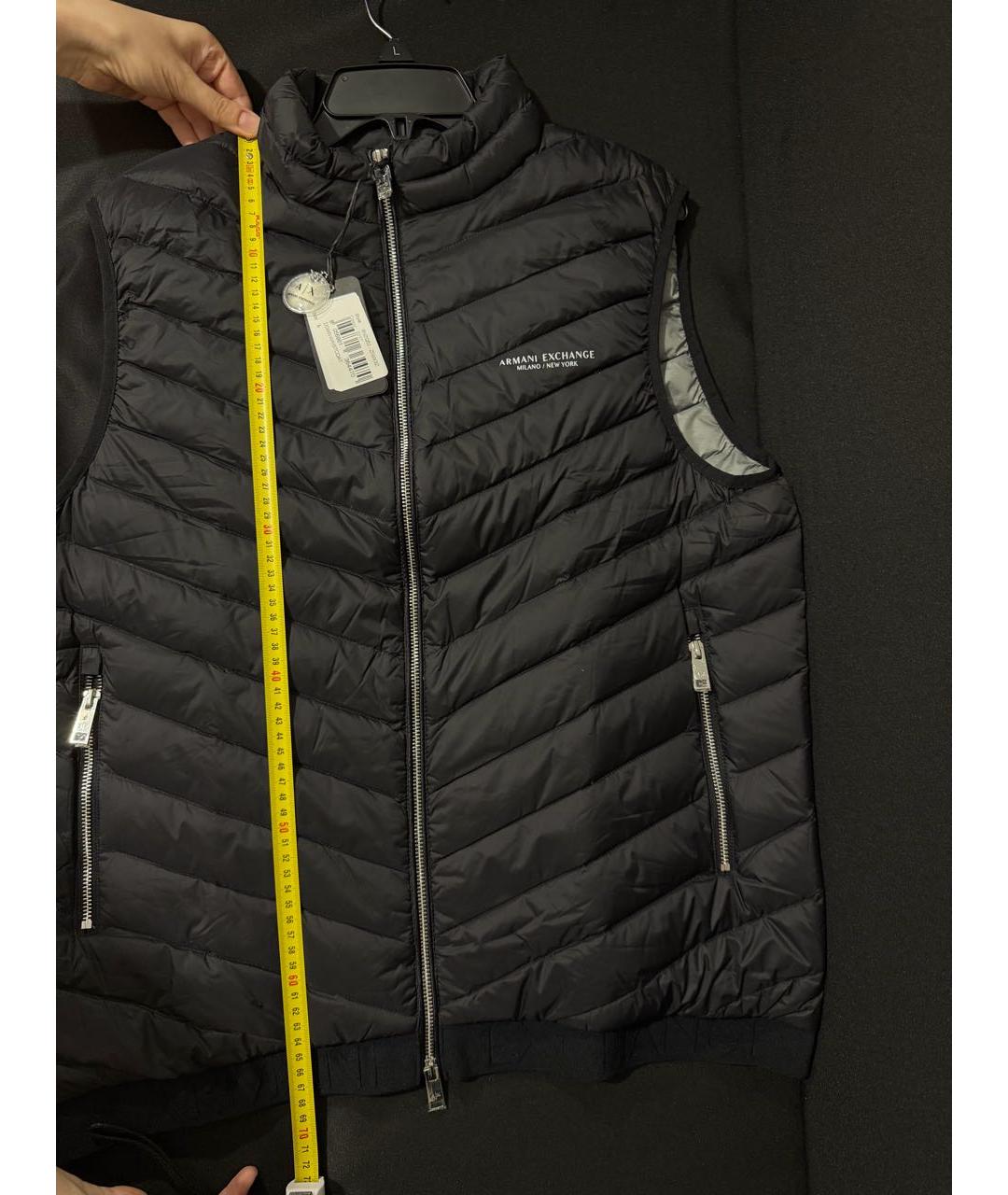 ARMANI EXCHANGE Черный жилет, фото 6