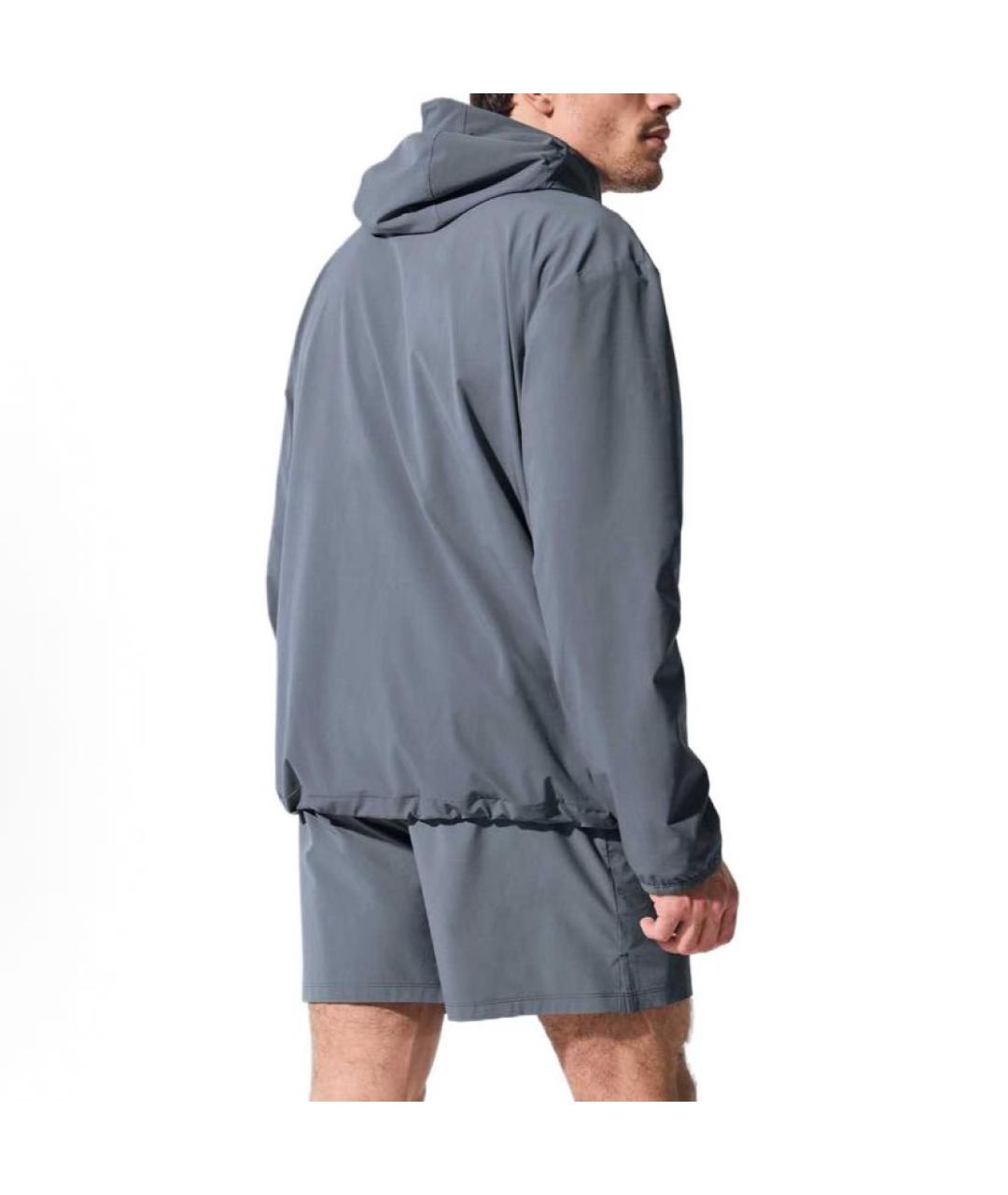 ALO YOGA Серая спортивная куртка, фото 4