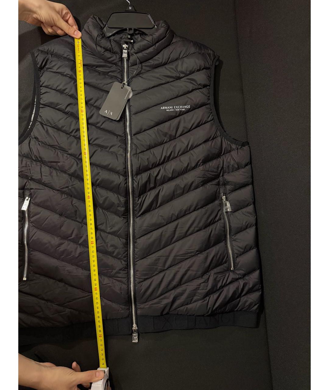 ARMANI EXCHANGE Черный жилет, фото 5