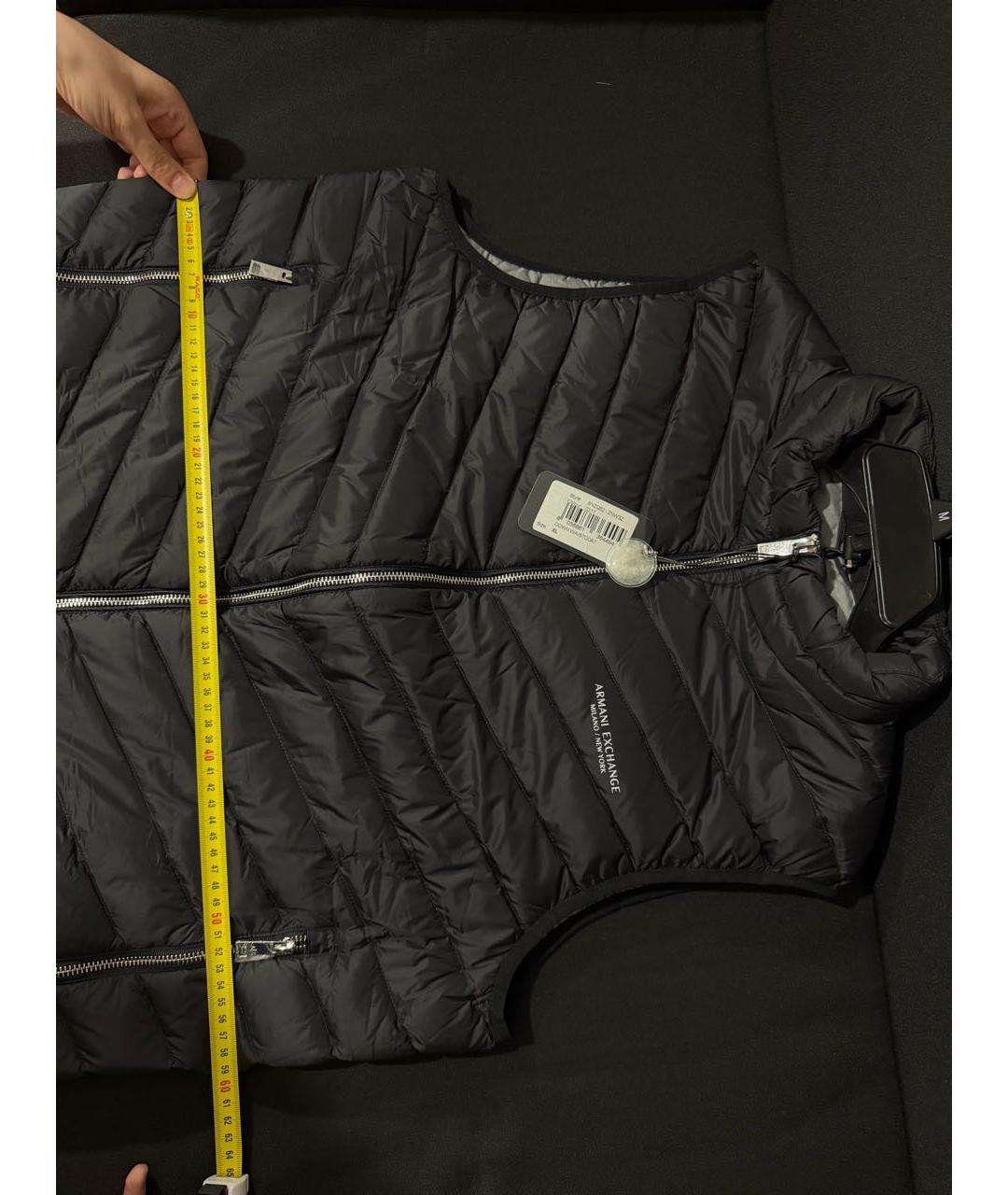 ARMANI EXCHANGE Черный жилет, фото 4