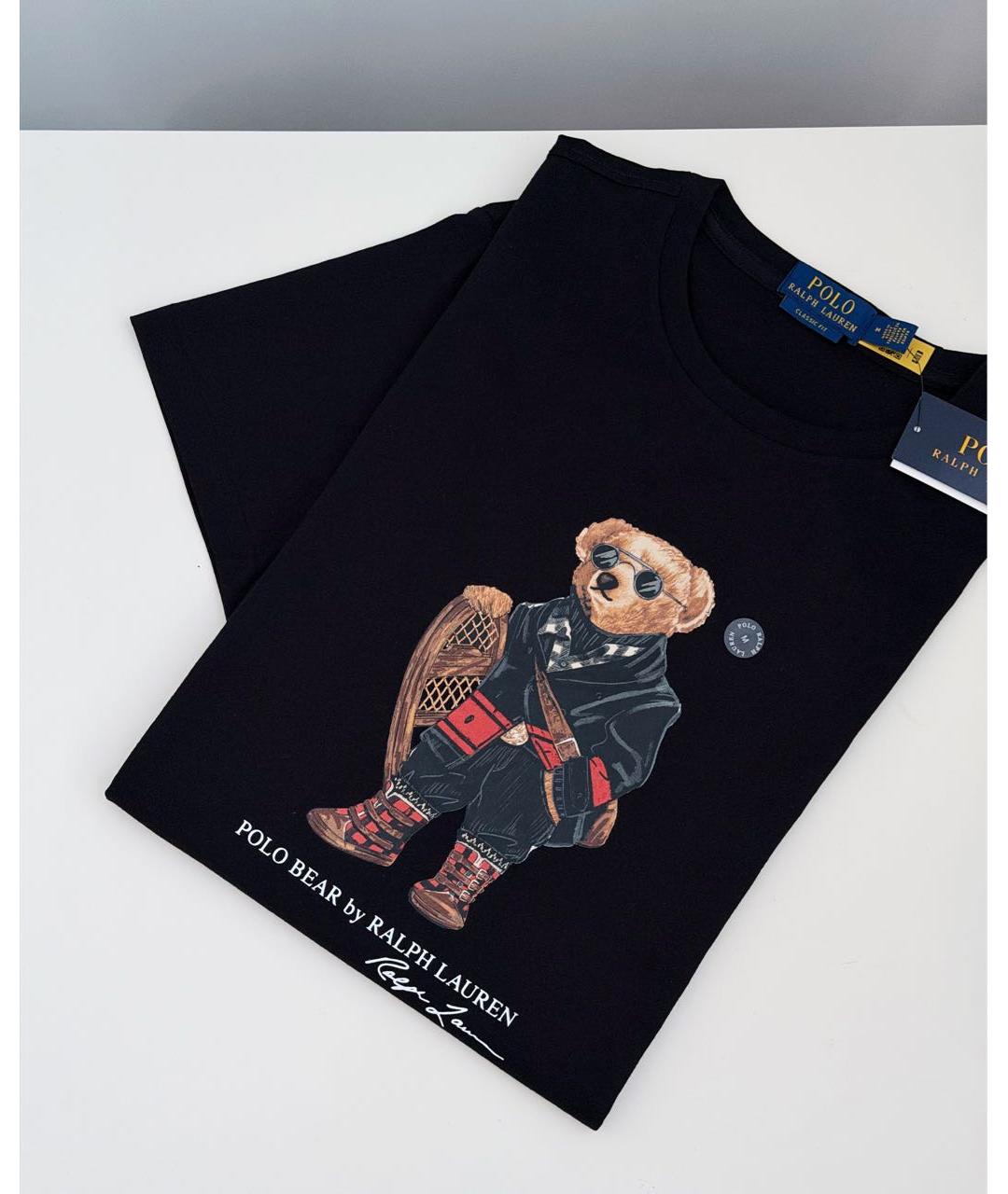 POLO RALPH LAUREN Черная хлопковая футболка, фото 5