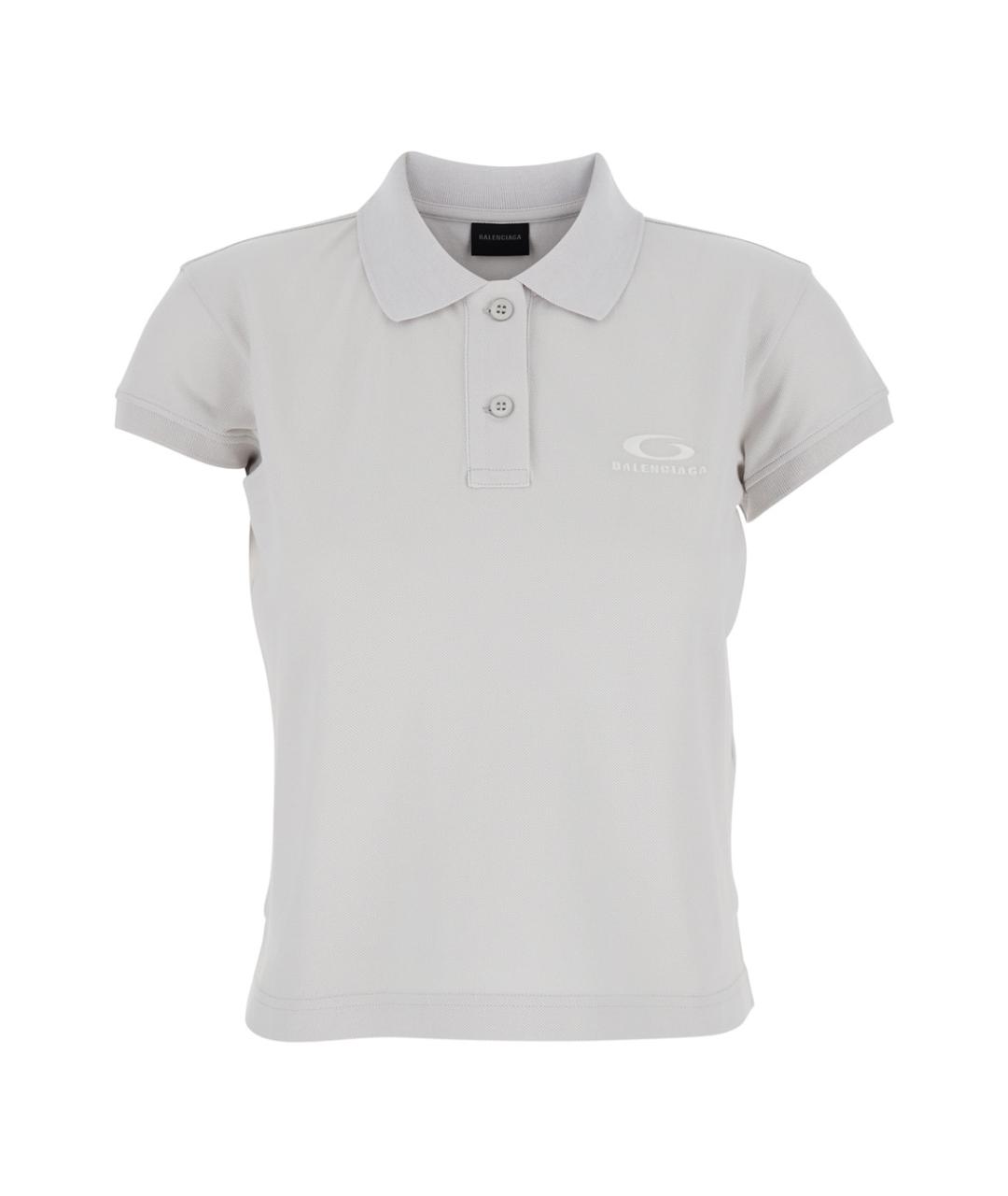 BALENCIAGA Белая хлопковая футболка, фото 1
