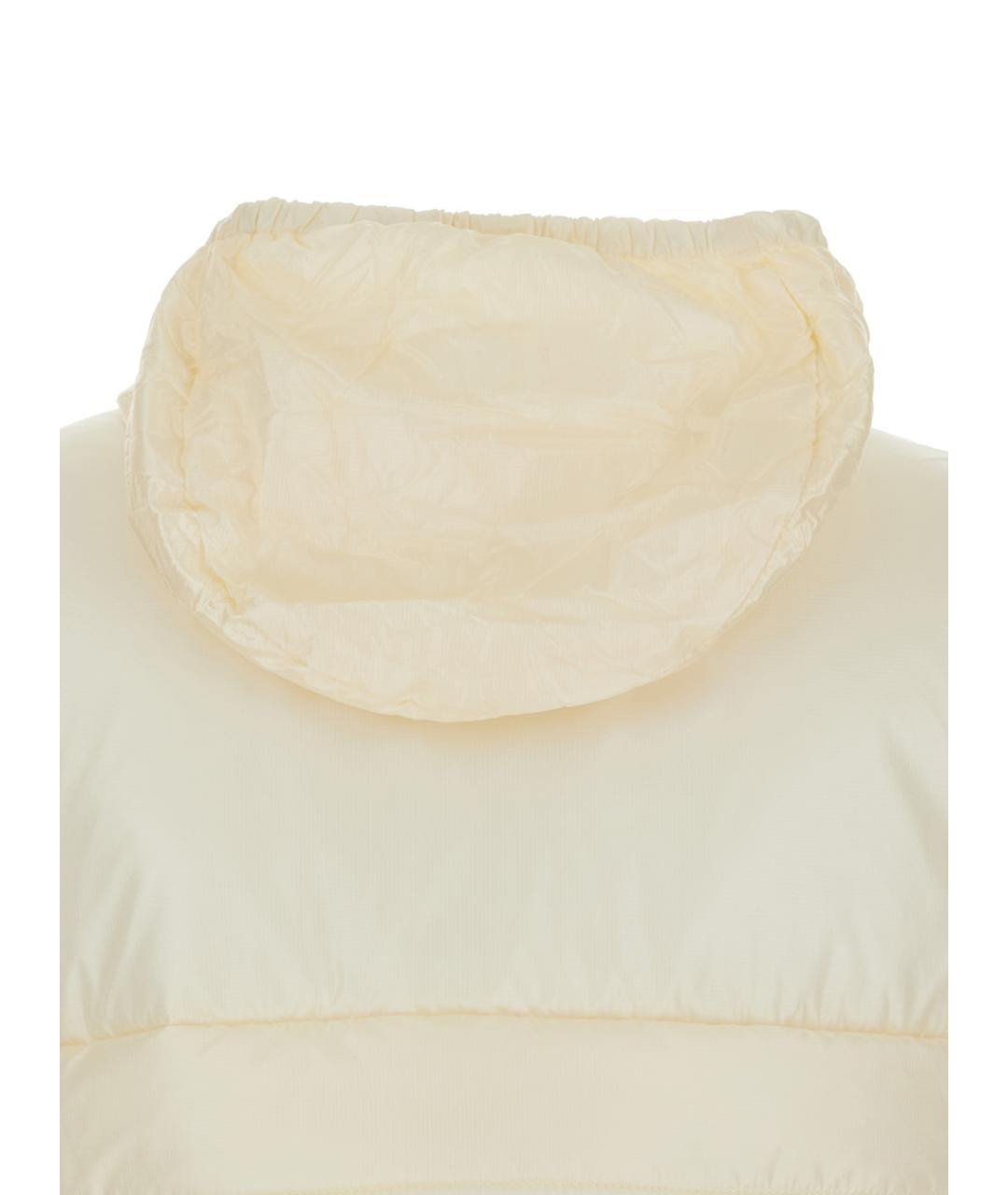 MONCLER GRENOBLE Бежевый полиамидовый жилет, фото 4