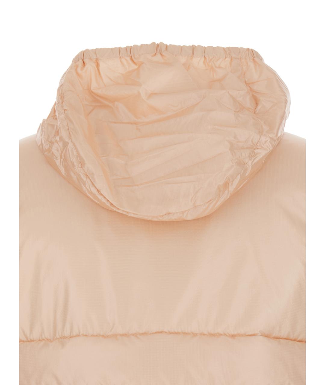 MONCLER GRENOBLE Розовый полиамидовый жилет, фото 4