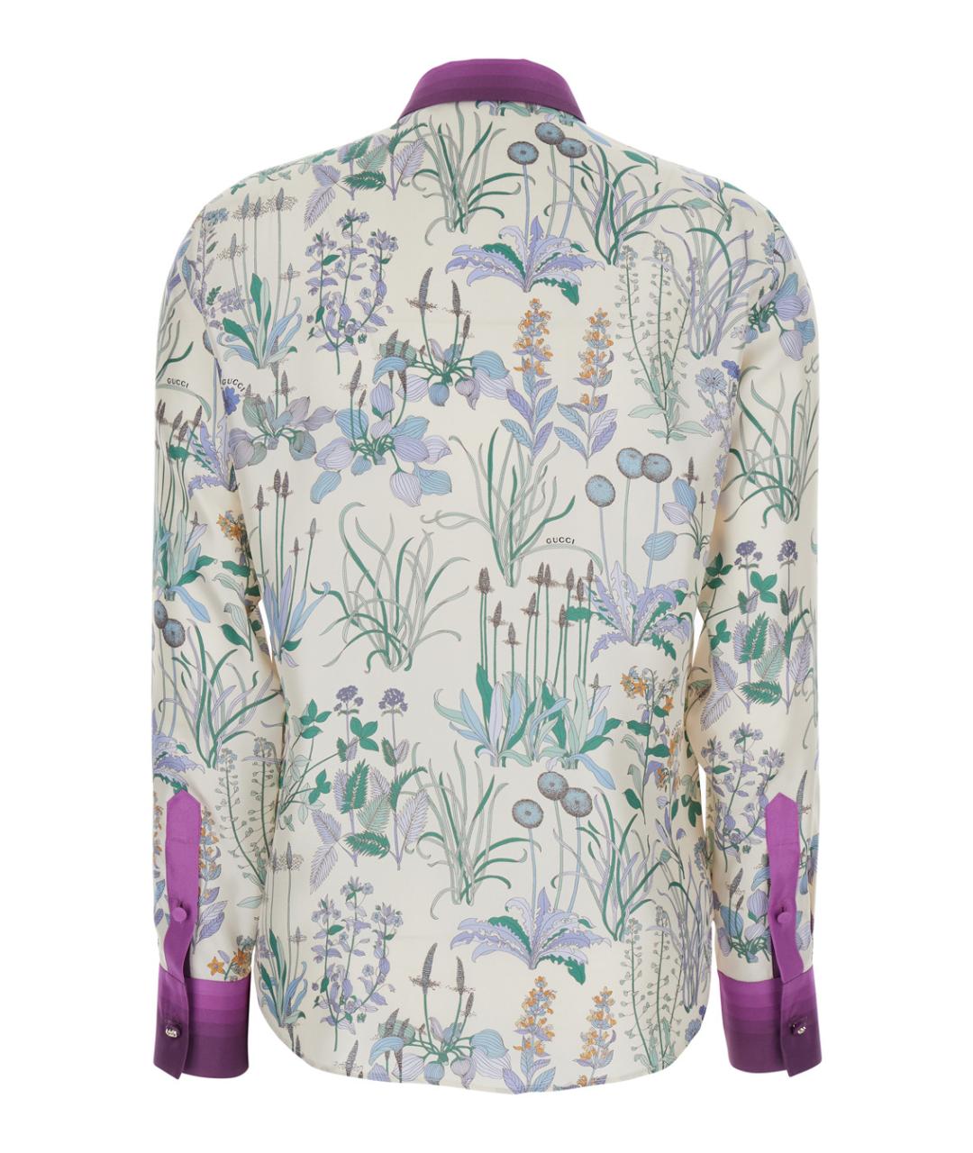 GUCCI Мульти шелковая рубашка, фото 2