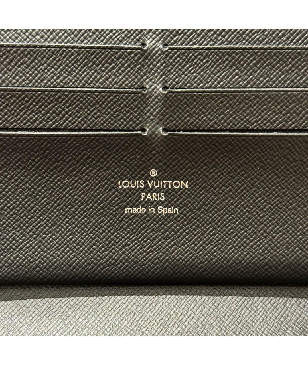 LOUIS VUITTON Антрацитовый кошелек, фото 8
