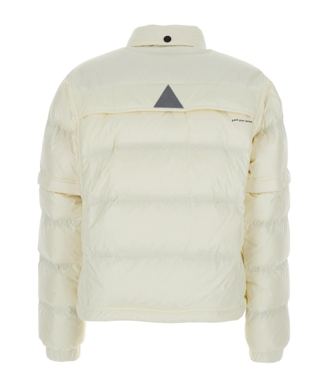 MONCLER GRENOBLE Белая полиамидовая куртка, фото 2