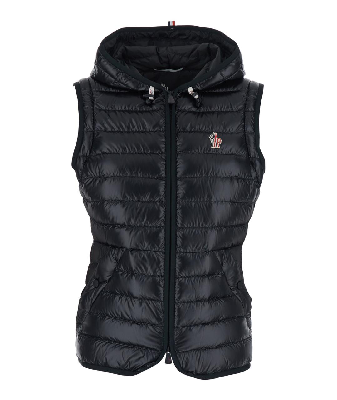 MONCLER GRENOBLE Черная полиамидовая куртка, фото 4