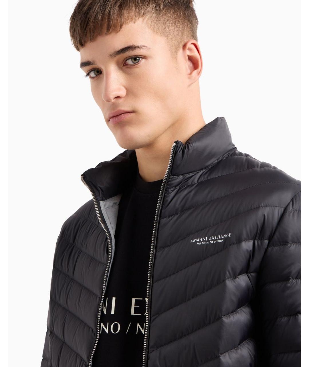 ARMANI EXCHANGE Черная куртка, фото 2