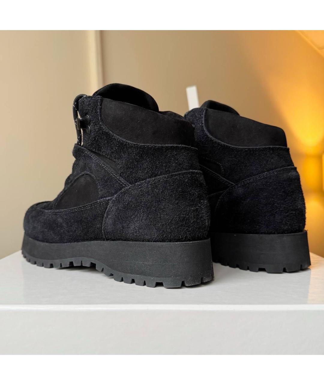 DIEMME Черные замшевые ботинки, фото 4