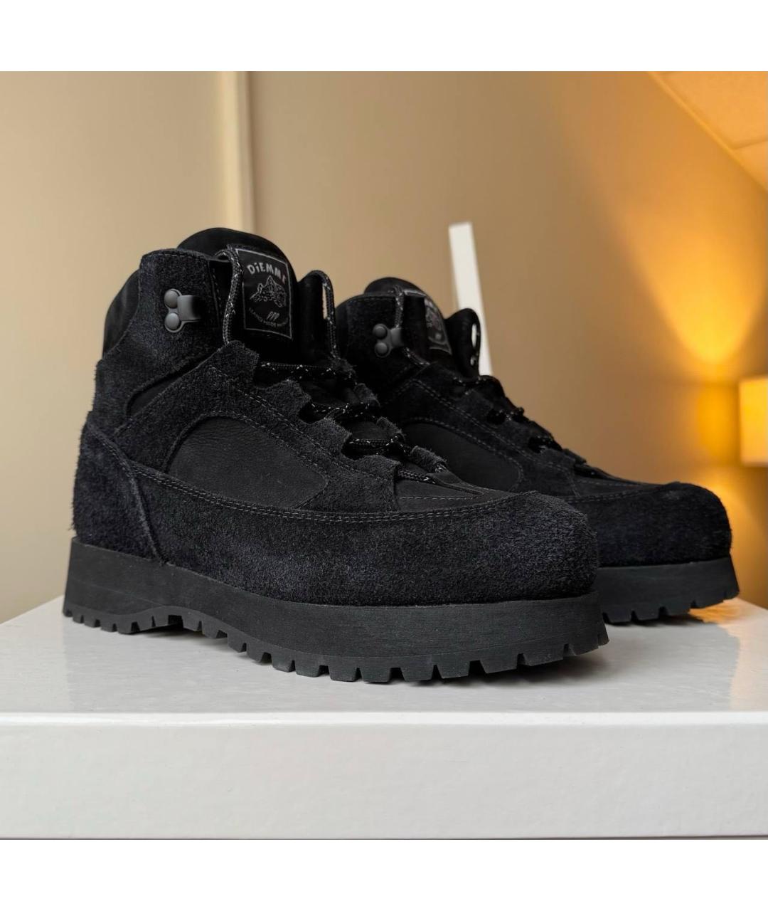 DIEMME Черные замшевые ботинки, фото 2