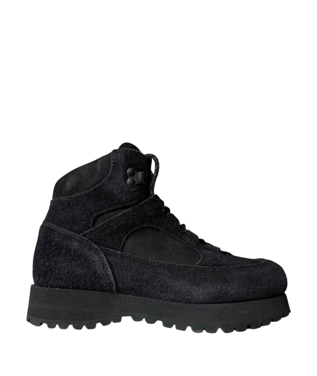 DIEMME Черные замшевые ботинки, фото 1