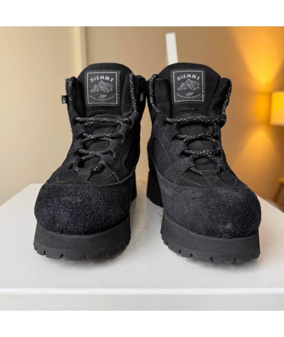 DIEMME Черные замшевые ботинки, фото 3