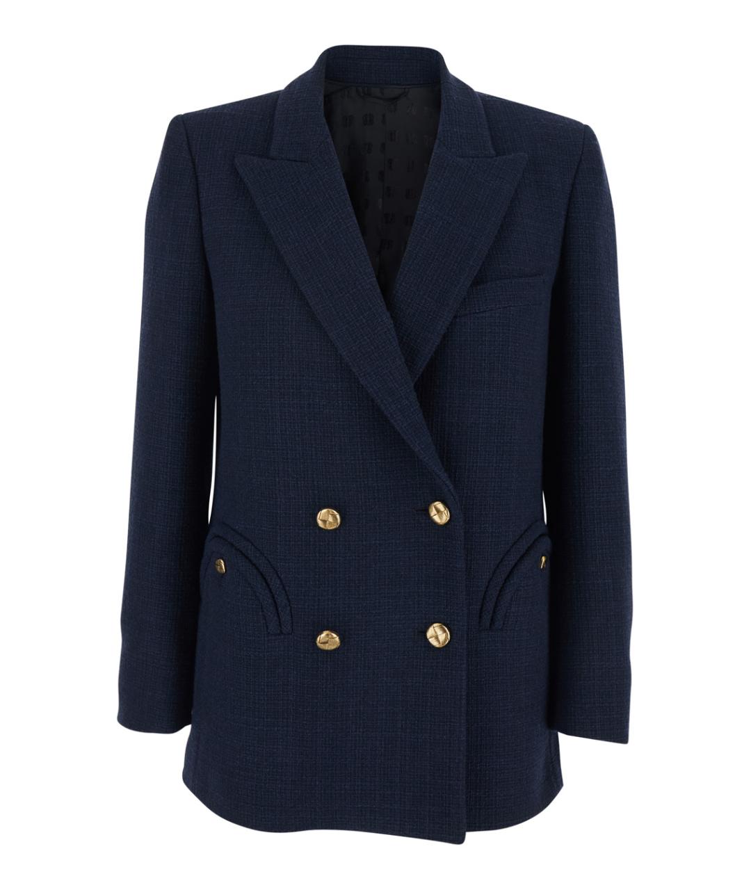 BLAZE MILANO Синий хлопковый жакет/пиджак, фото 1