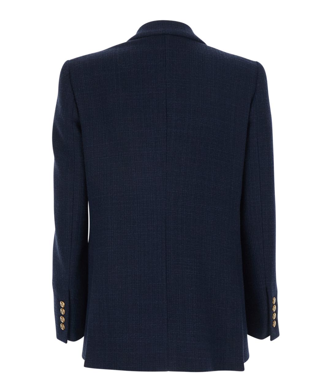 BLAZE MILANO Синий хлопковый жакет/пиджак, фото 2