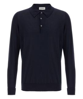 JOHN SMEDLEY Поло с длинным рукавом