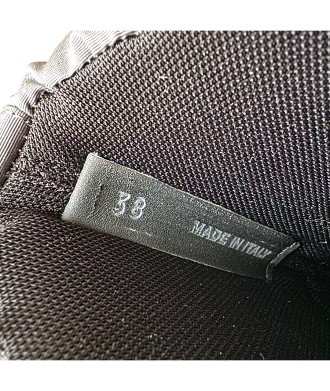 RICK OWENS DRKSHDW Серые текстильные ботинки, фото 8