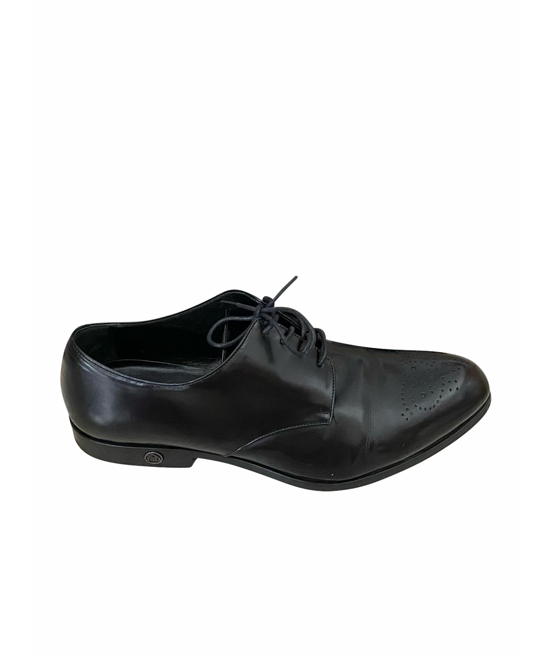 JOHN GALLIANO Черные кожаные туфли, фото 1