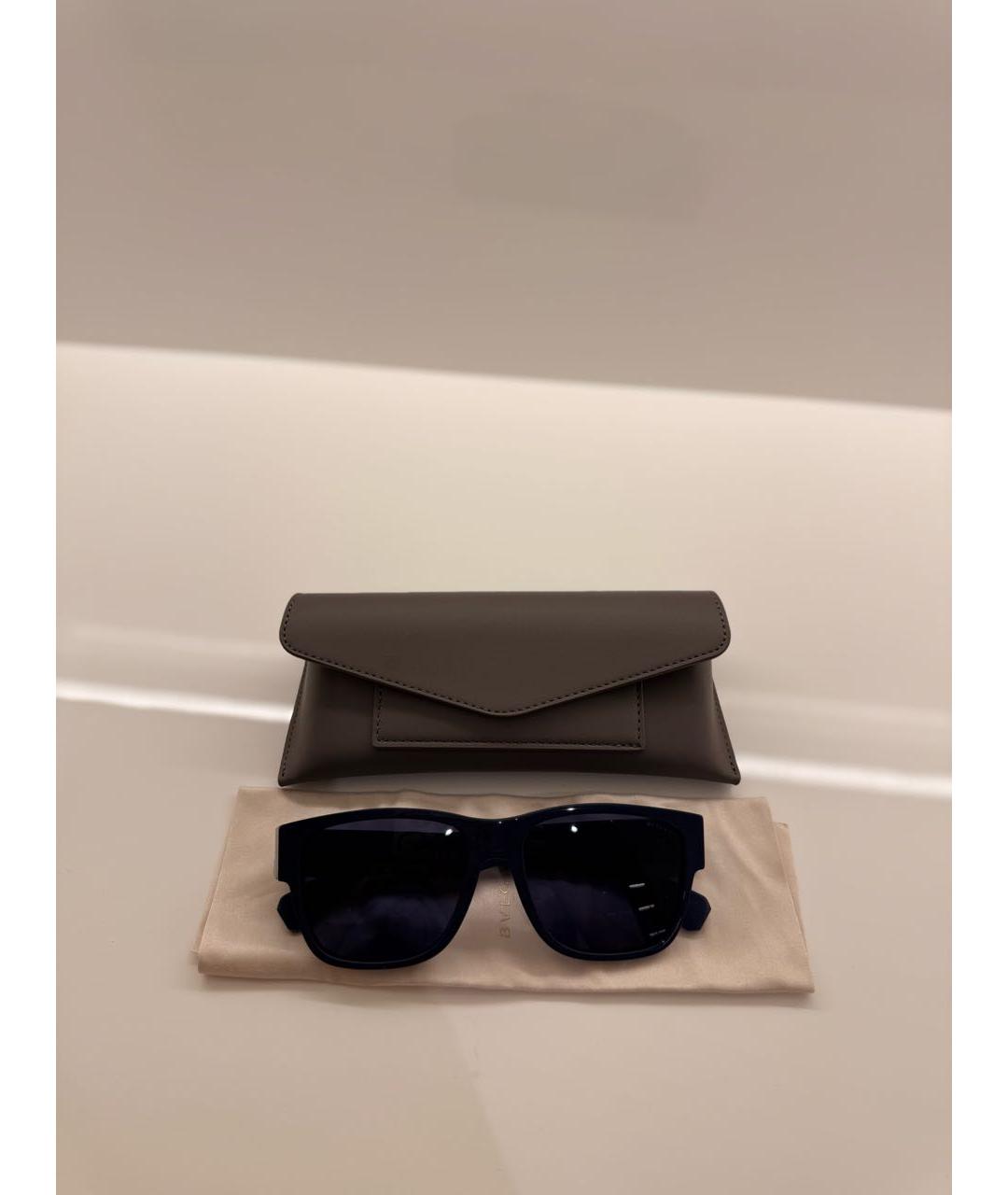 BVLGARI Синие солнцезащитные очки, фото 6